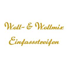 Woll- und Wollmix Einfassstreifen