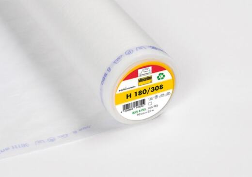 0,5 Meter Vlieseline® H180 softline (Bügeleinlage) - weiß