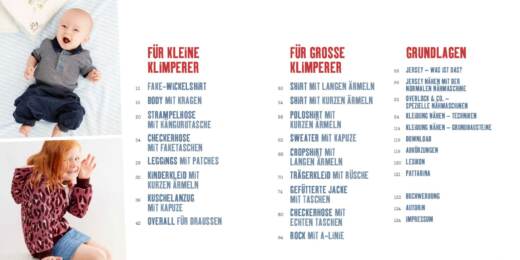 Nähen mit Jersey für Babys & Kids (Größen 56-92 & 98-140) - KLIMPERLEICHT!