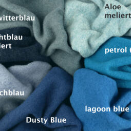 Bio Merinofleece - nachtblau meliert – Bild 2