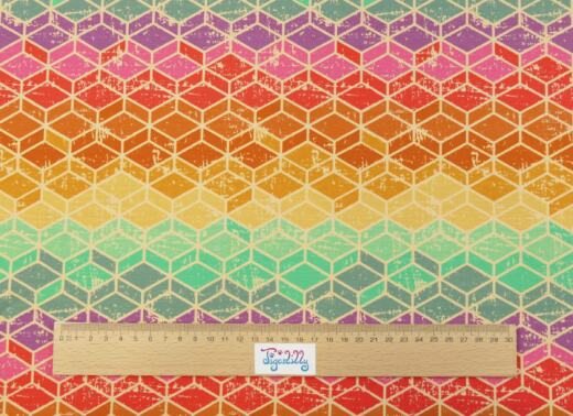 Biojersey - Tigerlilly - Rainbow Cubes