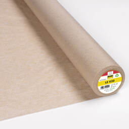 1 Meter Vlieseline® LE420 Ledereinlage (Bügeleinlage) - 90cm - braun