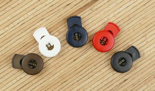 2 Kordelstopper RUND für 6mm Kordeln