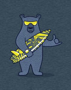 Biojersey - Tigerlilly - cool bear (Rapport: 100cm)