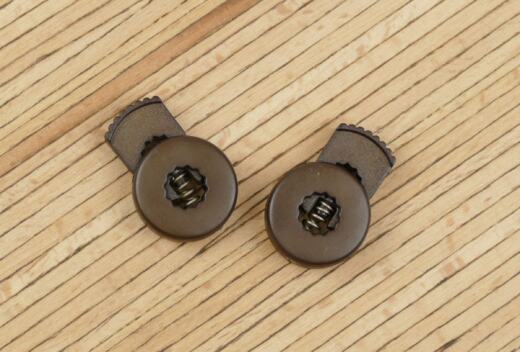 2 Kordelstopper RUND für 6mm Kordeln