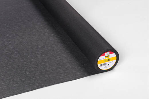 0,5 Meter Vlieseline® H200 softline (Bügeleinlage) - schwarz