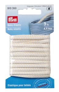 Prym - 3 Meter Baby-Elastic Gummiband - 4,5mm (910 350)