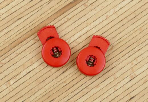 2 Kordelstopper RUND für 6mm Kordeln