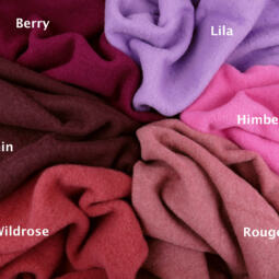 Bio Merinofleece - berry – Bild 5