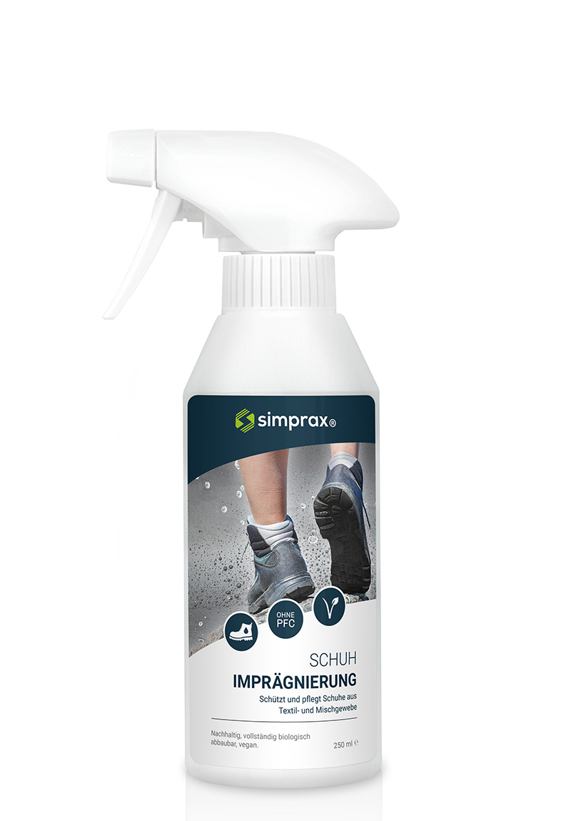 Imprägnierspray wasserabweisend für Schuhe, Textilien und Ausrüstung