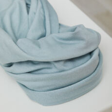 60cm Reststück: Light Terry Sweat - MeetMILK - blue mist