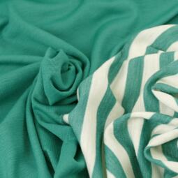 Bio Wollbündchen - dusty mint – Bild 2
