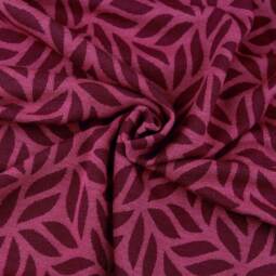 Bio Wolljacquardstrick - Sambucus berry/malaga