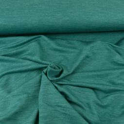 35cm Reststück: Wolle/Lyocell Bio Sommersweat (leicht und kuschelig) - dusty mint blue – Bild 2