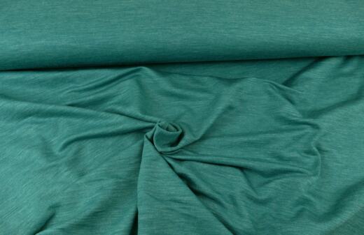 35cm Reststück: Wolle/Lyocell Bio Sommersweat (leicht und kuschelig) - dusty mint blue