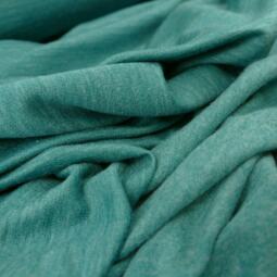 35cm Reststück: Wolle/Lyocell Bio Sommersweat (leicht und kuschelig) - dusty mint blue