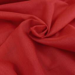 Bio Kattun (Webstoff) - rot (Überbreite ca. 305cm)