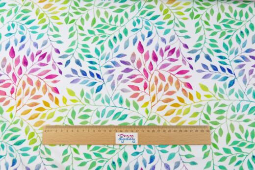 Bio Sommersweat - Tigerlilly - Rainbow Leaves