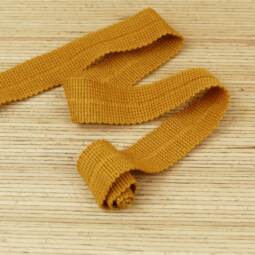 Bio Wolltresse aus 100% Schurwolle - curry 4960