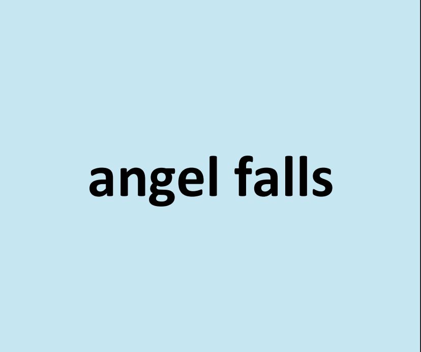 angel falls