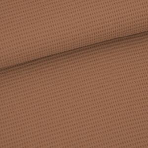 Bio Waffeljacquard - Stoffonkel - café au lait