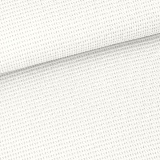 Bio Waffeljacquard - Stoffonkel - off white