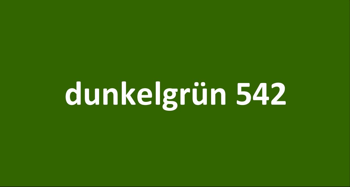 dunkelgrün 542