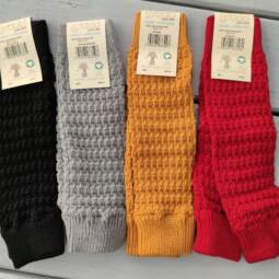 1 Paar Grödo Bio-Wollstulpen für Erwachsene (nur noch Farbe rot)