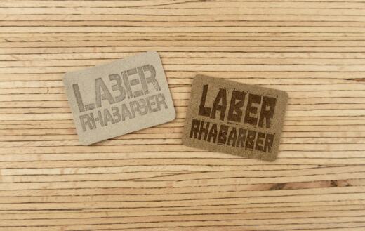 Ein Label zum Aufnähen – "LABER RHABARBER" - düne