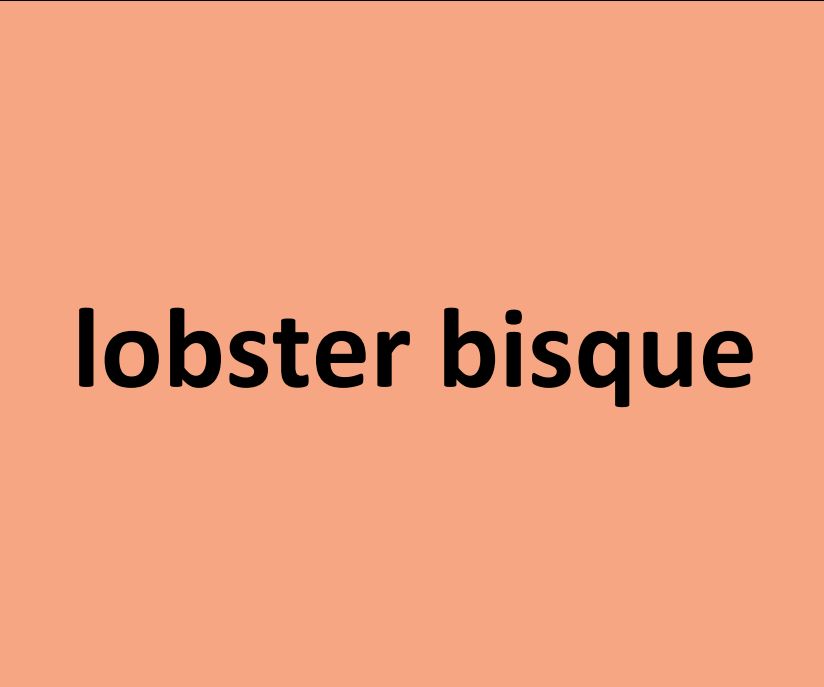 lobster bisque