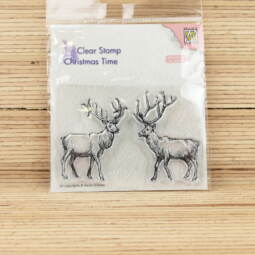Clear Stamp - Nellie´s Choice - Zwei Rentiere