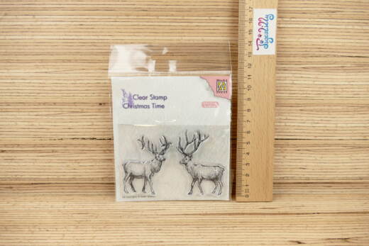 Clear Stamp - Nellie“s Choice - Zwei Rentiere