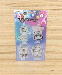Clear Stamp - Studiolight - große Roboter (out of this world)