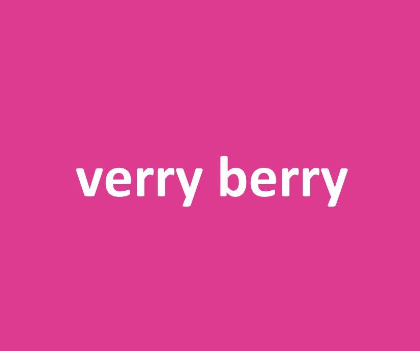 very berry