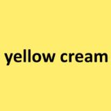 yellow cream