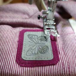 Biojersey - Tigerlilly - Miniminiminiringel berry/weiß – Bild 5