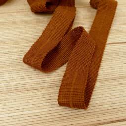 Bio Wolltresse aus 100% Schurwolle - rostbraun 5100