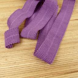 Bio Wolltresse aus 100% Schurwolle - lila 5107