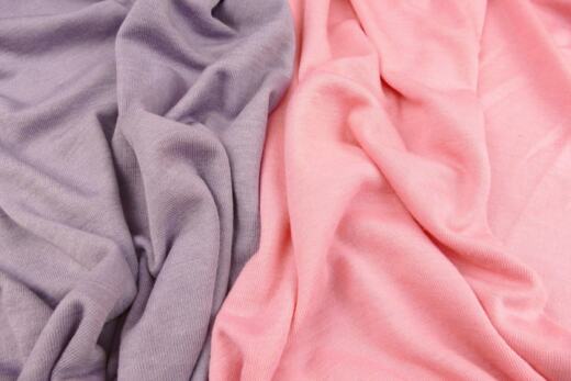 Wolle/Seide Biojersey - Bonbon