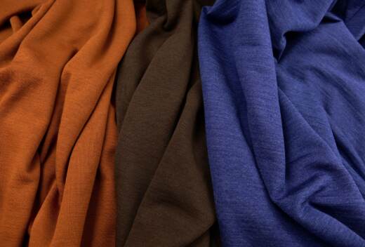 Bio Wolljersey (Interlock) uni - fuchsbraun