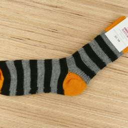 Ringel Kindersocke - Hirsch Natur - orange/grau/schwarz (nur noch Größe 21/22)
