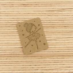 Ein Label zum AufnƤhen ā Ballerina taupe