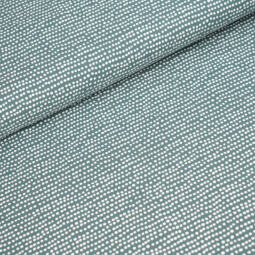 Biojersey - Stoffonkel - Dotted Line - staubgrün