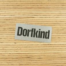 Ein Label zum Aufnähen - "Dorfkind" reflektierend (3M™ Scotchlite™)