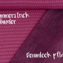 Bio Sommersweat - Tigerlilly EP - Denimlook pflaume – Bild 4