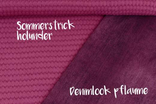 Bio Sommersweat - Tigerlilly EP - Denimlook pflaume