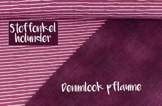 Bio Sommersweat - Tigerlilly EP - Denimlook pflaume
