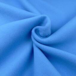 Bio Baumwollfleece - Tigerlilly Basic - lichtblau