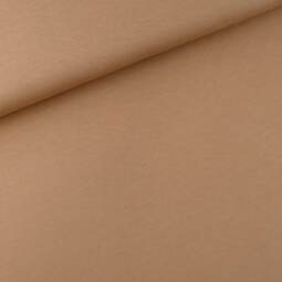 Biojersey uni - Stoffonkel - café au lait