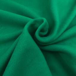 Bio Baumwollfleece - Tigerlilly Basic - smaragdgrün